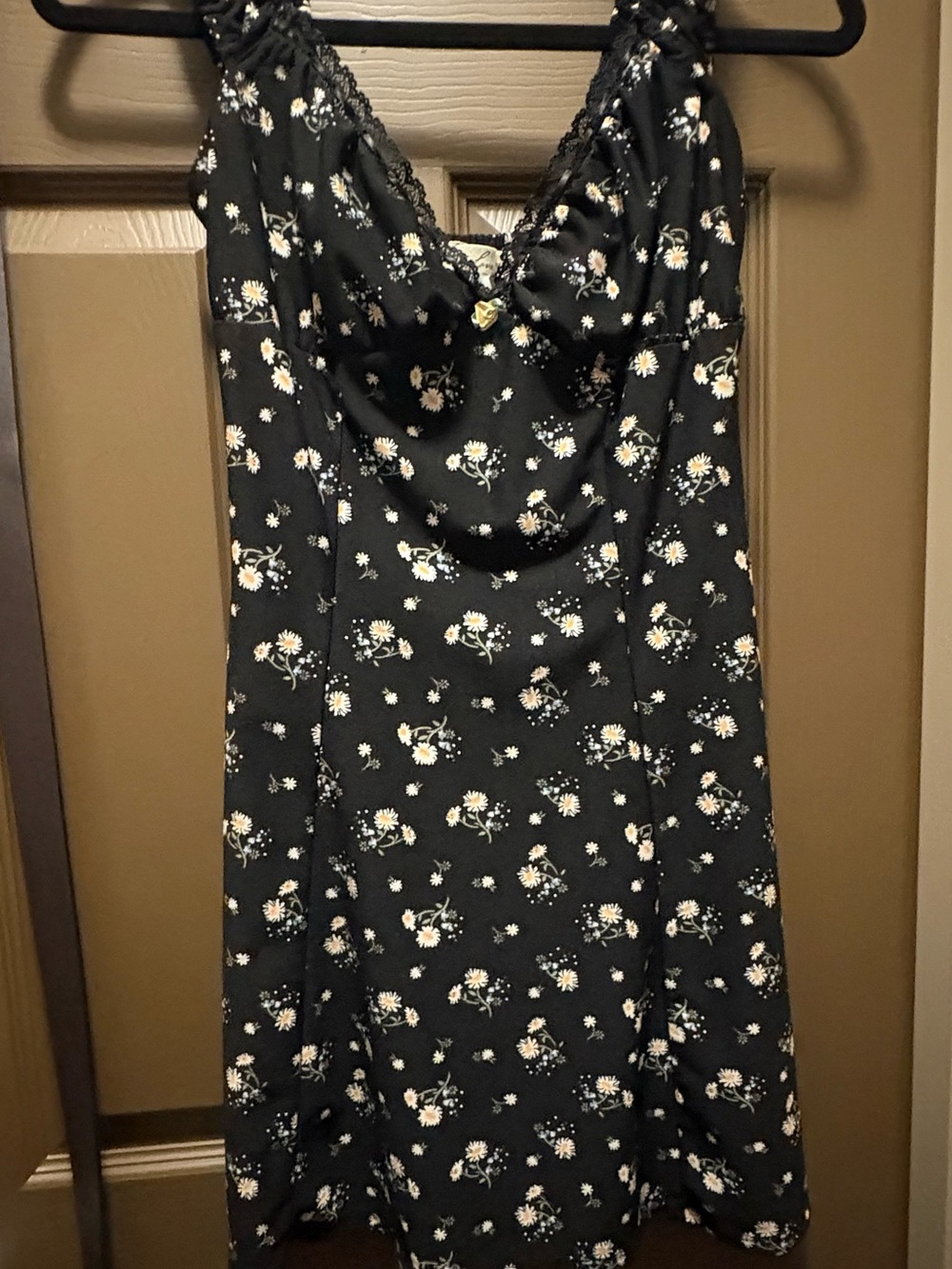Liberty Love Black Floral Midi Dress